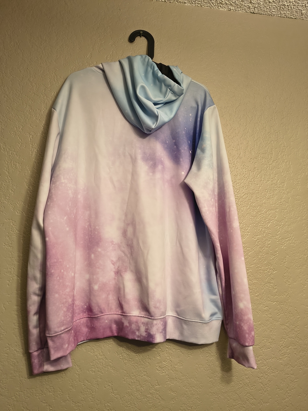 M 2XL Pastel Tie Dye And Speckled Hoodie Sweatshirt - Pink, Blue, Purple - Picture 4 of 4